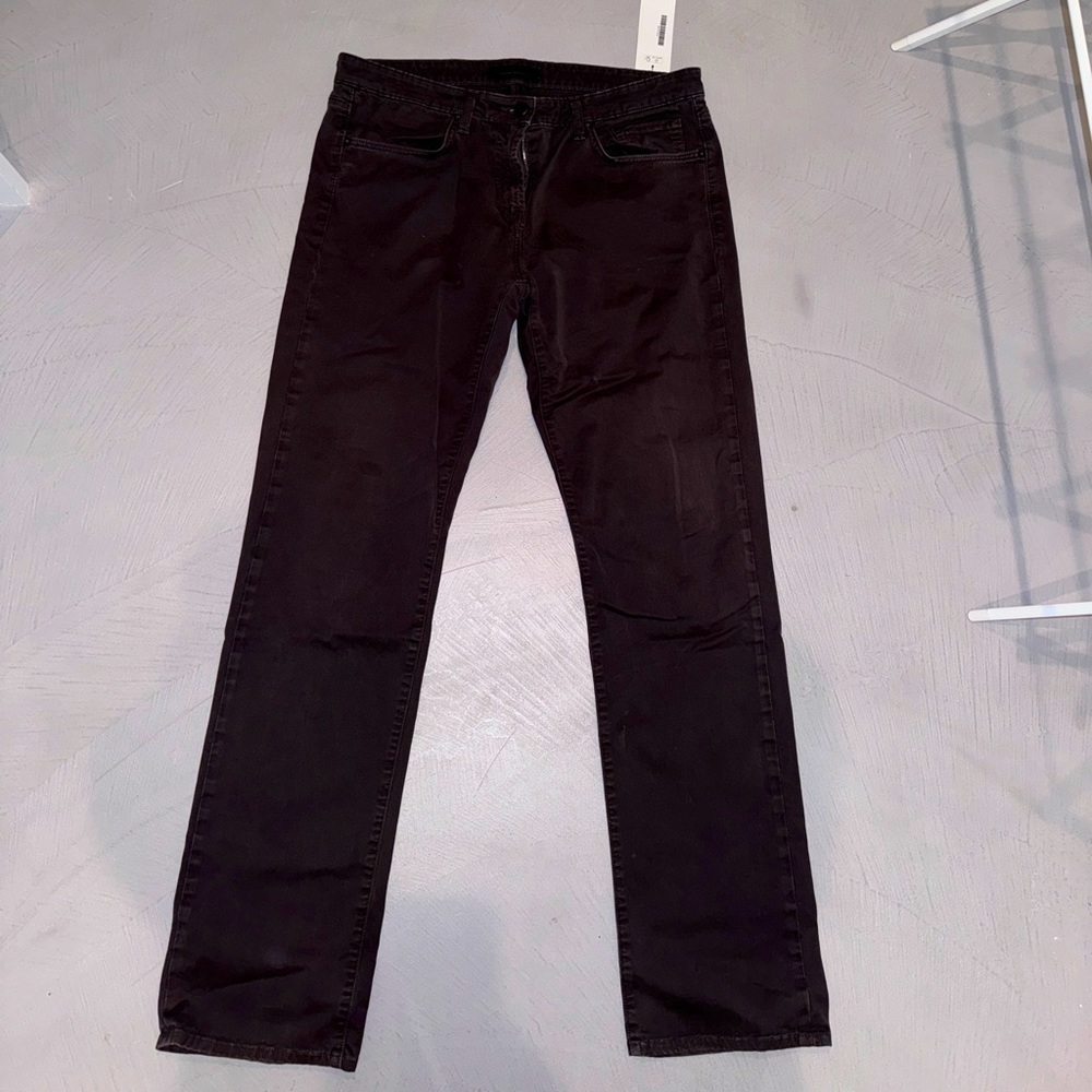 J Brand Men’s Dark Brown Straight Fit Denim Jeans